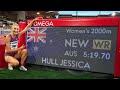 Jessica Hull Sets a World 2000m Record in Monaco.