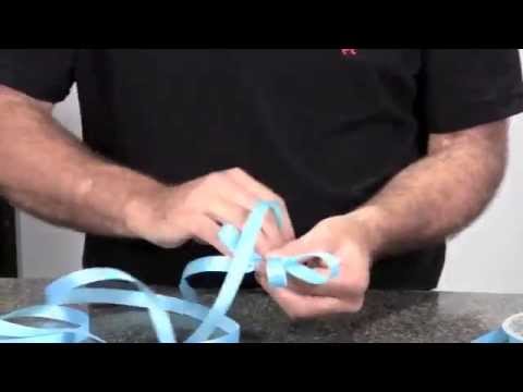 How to tie a floral bow for a bud vase How to tie a floral bow for a bud vase