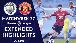 Manchester City v. Manchester United | PREMIER LEAGUE HIGHLIGHTS | 3/7/2021 | NBC Sports