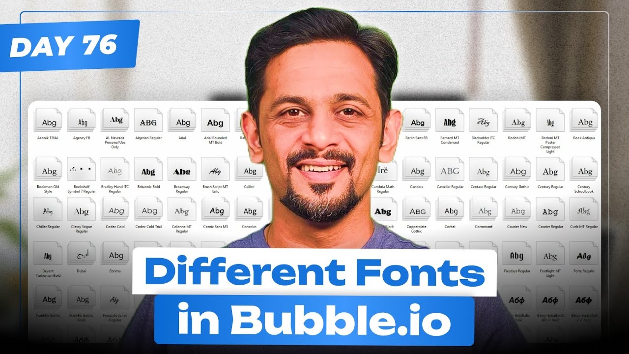 A Guide To Adding And Customizing Fonts In Bubble Youtube