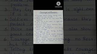 Courage and Bravery – 10 Lines Essay in Simple English