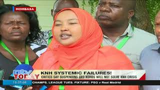 MPs are threatening to remove Sicily Kariuki from office for suspending KNH CEO