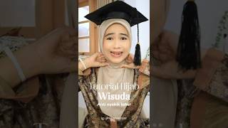 Hijab wisuda bikin susah nengok 😭 #youtubeshorts #tipsandtricks #tutorialsegiempat #hijabwisuda