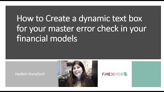 Dynamic Button for Master Error Checks