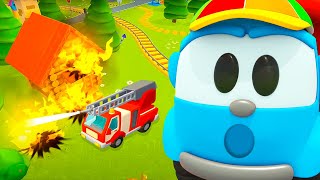 🚒Leos World Gameplay. Die Rettungsmission der Feuerwehr! Leo der Lastwagen Spiel