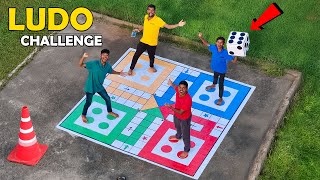 Playing Biggest Ludo in Real Life 🐍🎲 అతి పెద్ద లూడో ఆడాము...😱😱 Telugu Experiments