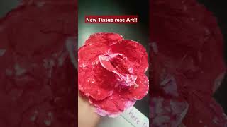 #New viral Tissue Rose Art