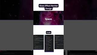 Glassmorphism Navbar Hover Animation Tutorial | Responsive Design with Code