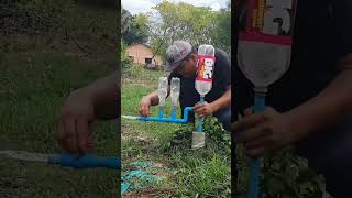 Amazing idea to make impressive manual water pump without electricity #shorts #diy #water #bottle