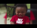 baby laughs when mom says