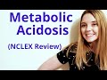 METABOLIC ACIDOSIS | NCLEX REVIEW