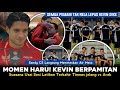 SUASANA MOMEN HARU KEVIN DIKS SAAT BERPAMITAN USAI SESI LATIHAN TERAKHIR TIMNAS