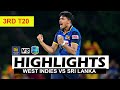 SRI LANKA VS WEST INDIES 3RD T20 MATCH HIGHLIGHTS 2024 | SL VS WI