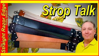 Straight Razor Strop Talk