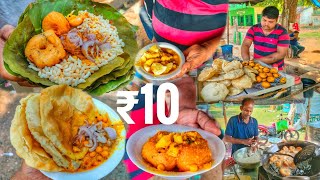 Cheapest Morning Breakfast Only Rs.10/- | Odisha Food | Baripada Street Food | Indian Street food