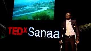 Achieving my dreams despite the pain (from Yemen to Italy): Hamdan Al-Zeqri at TEDxSanaa 2013