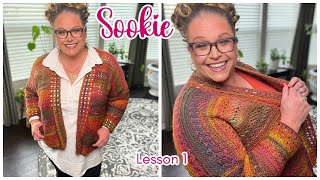 Sookie Crochet Cardigan - Turkey Trot 2024 || Lesson 1: Gauge and Stitch Pattern