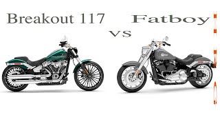 Harley Demo Fatboy versus Breakout