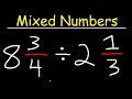 Dividing Mixed Numbers