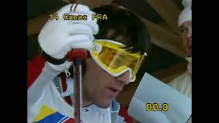 Michel Canac Ski Slalom World Cup Gallivare Sweden 1983