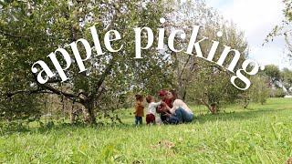 FALL DAY IN THE LIFE VLOG 🍁🍎🍏 | apple picking + weekend shopping with the fam | KAYLA BUELL