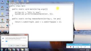 Write A Java Program To Remove A Particular Character From A String 43