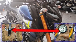 Yamaha MT 15 || shock absorber Oil seal || shock absorber leg O-ring ||