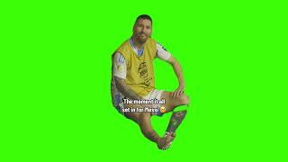 Messi crying - Green Screen