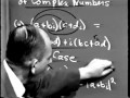 Part I: Complex Variables, Lec 1: The Complex Numbers