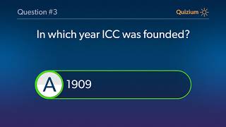 ICC Quiz   Where is the headquarters of ICC? and more questions