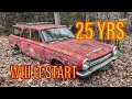 $500 station wagon, will it start after 25 years parked?