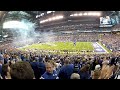 the colts fan experience at lucas oil stadium from a go pro hd camera