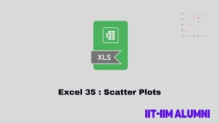 Excel 35 - Scatter Plot Made Easy : Add Regression Line