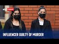 TikTok influencer Mahek Bukhari found guilty of murdering her mother's lover and friend