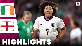 England vs Ireland | Highlights | Women's Euro Qualifiers 09-04-2024