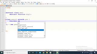 object oriented php tutorial in bangla abstract classes