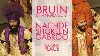 Nachde Shokeen Gabroo - Second Place @ Bruin Bhangra 2017