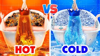 Cô Nàng Lửa vs Cô Nàng Nước | Chúng Mình Nhận Nuôi Nguyên Tố Nóng vs Lạnh