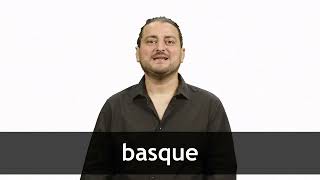 How to pronounce BASQUE in French