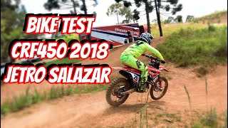 BIKE TEST HONDA CRF 450R FACTORY 2018 (Leandro Silva 14)