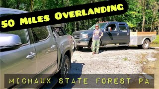 Overlanding 50 miles | Michaux State Forest PA | Scouting Campsites | ARB ATV Air Rescue | POW Camp