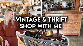 THRIFT SHOP WITH ME | HIGH-END HOME DECOR ON A BUDGET