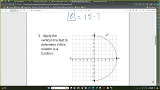 Unit 8, Lesson 2 Notes Functions
