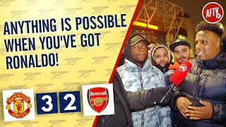 Man United 3-2 Arsenal | Anything Is Possible When You've Got Ronaldo! (Aaron & Saeed)