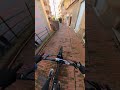 absolute madness on bikes down genoa in italy