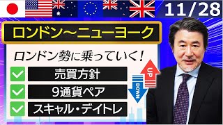 【FX｜相場分析】市場はドル円まだショートっぽいが、149円手前は一回売ってみる。2023/11/28（火）