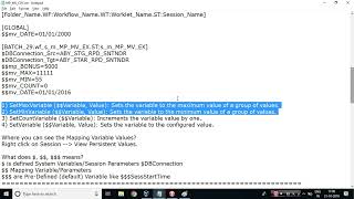 Mapping Parameter & Variable with Parameter File