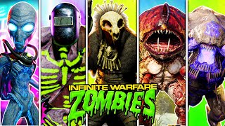Beating EVERY IW ZOMBIES EASTER EGG in one video...