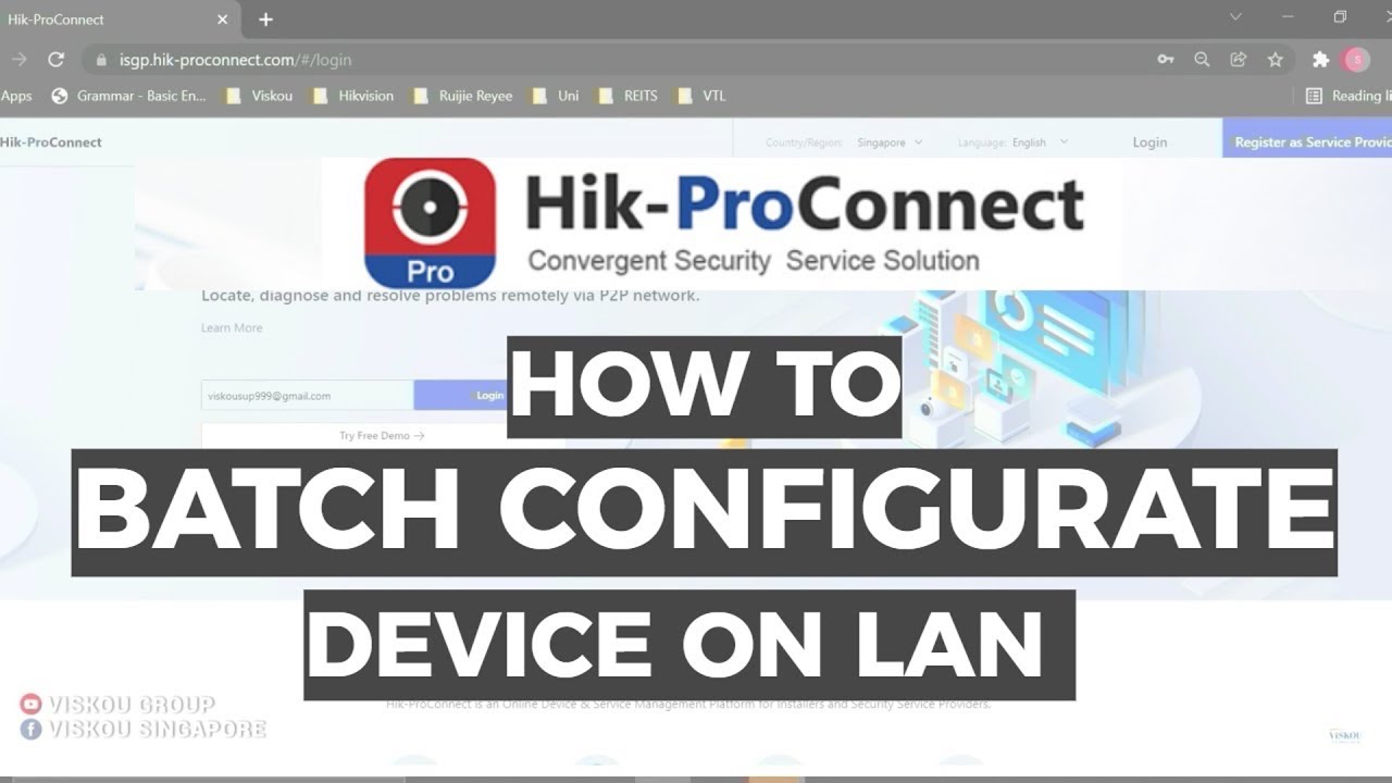 How To Batch Config Device On LAN By Hik ProConnect APP - YouTube