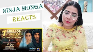 Khuda Aur Mohabbat Official Trailer | India Girl Reacts on Pakistani Drama | Ninja Monga Reacts